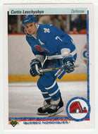 Curtis Leschyshyn RC - Quebec Nordiques (NHL Hockey Card) 1990-91 Upper Deck # 295 Mint