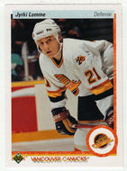 Jyrki Lumme RC - Vancouver Canucks (NHL Hockey Card) 1990-91 Upper Deck # 297 Mint