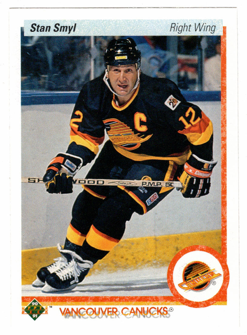 Stan Smyl - Vancouver Canucks (NHL Hockey Card) 1990-91 Upper Deck # 299 Mint