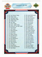 Checklist # 3 - # 201 - # 300 (NHL Hockey Card) 1990-91 Upper Deck # 300 Mint