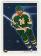 Brian Bellows - Minnesota North Stars - Team Checklist (NHL Hockey Card) 1990-91 Upper Deck # 308 Mint