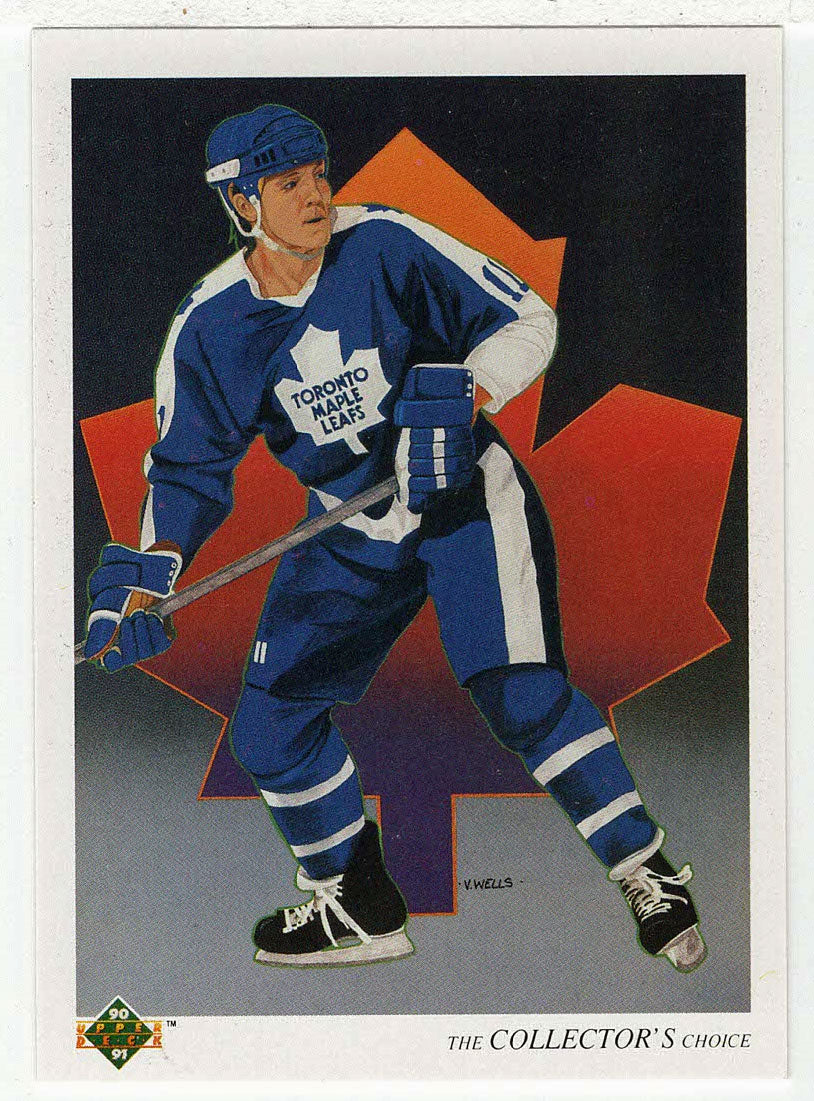 Gary Leeman - Toronto Maple Leafs - Team Checklist (NHL Hockey Card) 1990-91 Upper Deck # 310 Mint