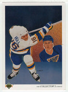 Brett Hull - St. Louis Blues - Team Checklist (NHL Hockey Card) 1990-91 Upper Deck # 312 Mint