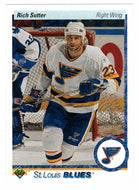Rich Sutter - St. Louis Blues (NHL Hockey Card) 1990-91 Upper Deck # 328 Mint