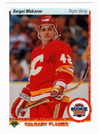 Sergei Makarov - Calgary Flames (NHL Hockey Card) 1990-91 Upper Deck # 336 Mint