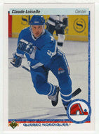 Claude Loiselle RC - Quebec Nordiques (NHL Hockey Card) 1990-91 Upper Deck # 338 Mint
