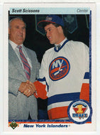 Scott Scissons RC - New York Islanders (NHL Hockey Card) 1990-91 Upper Deck # 357 Mint