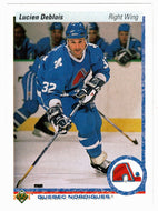 Lucien DeBlois - Quebec Nordiques (NHL Hockey Card) 1990-91 Upper Deck # 363 Mint