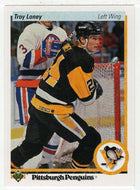 Troy Loney RC - Pittsburgh Penguins (NHL Hockey Card) 1990-91 Upper Deck # 367 Mint