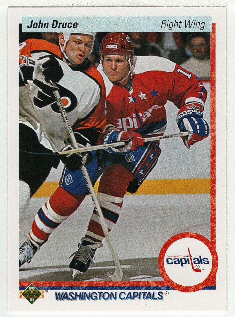 John Druce RC - Washington Capitals (NHL Hockey Card) 1990-91 Upper Deck # 371 Mint