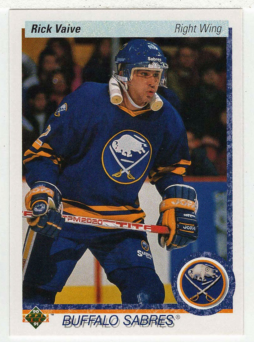 Rick Vaive - Buffalo Sabres (NHL Hockey Card) 1990-91 Upper Deck # 376 Mint