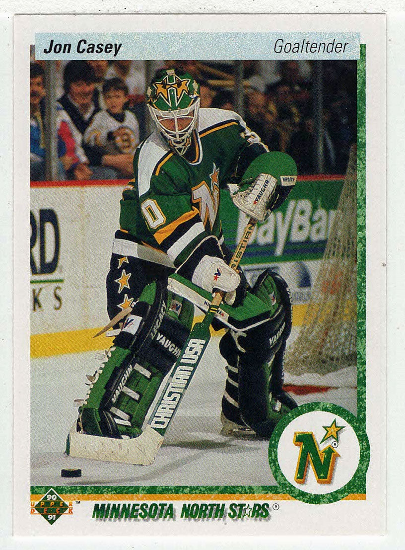 Jon Casey - Minnesota North Stars (NHL Hockey Card) 1990-91 Upper Deck # 385 Mint