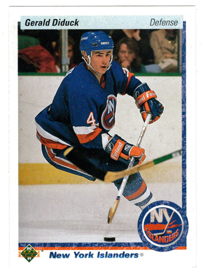 Gerald Diduck - New York Islanders (NHL Hockey Card) 1990-91 Upper Deck # 390 Mint
