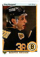 Greg Hawgood - Boston Bruins (NHL Hockey Card) 1990-91 Upper Deck # 391 Mint