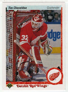 Tim Cheveldae RC - Detroit Red Wings (NHL Hockey Card) 1990-91 Upper Deck # 393 Mint