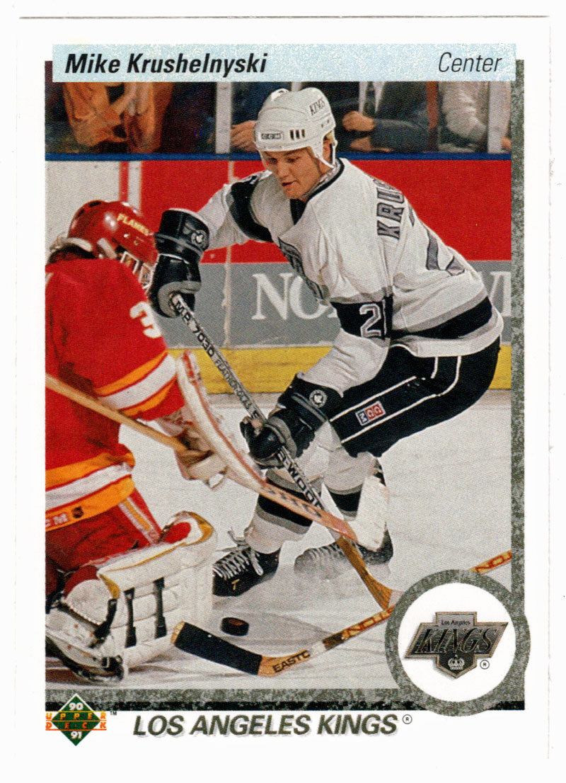 Mike Krushelnyski - Los Angeles Kings (NHL Hockey Card) 1990-91 Upper Deck # 394 Mint
