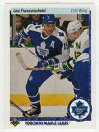 Lou Franceschetti RC - Toronto Maple Leafs (NHL Hockey Card) 1990-91 Upper Deck # 396 Mint