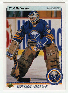 Clint Malarchuk - Buffalo Sabres (NHL Hockey Card) 1990-91 Upper Deck # 399 Mint