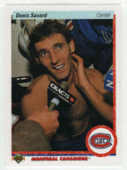 Denis Savard - Montreal Canadiens (NHL Hockey Card) 1990-91 Upper Deck # 426 Mint