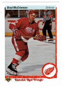 Brad McCrimmon - Detroit Red Wings (NHL Hockey Card) 1990-91 Upper Deck # 430 Mint