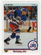 Ed Olczyk - Winnipeg Jets (NHL Hockey Card) 1990-91 Upper Deck # 431 Mint