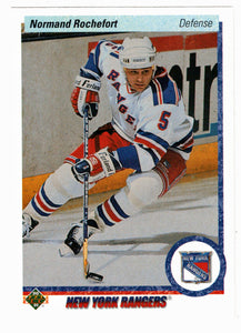 Normand Rochefort - New York Rangers (NHL Hockey Card) 1990-91 Upper Deck # 437 Mint