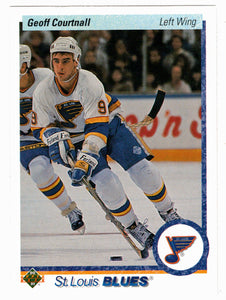 Geoff Courtnall - St. Louis Blues (NHL Hockey Card) 1990-91 Upper Deck # 438 Mint