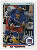 Kris King RC - New York Rangers (NHL Hockey Card) 1990-91 Upper Deck # 440 Mint