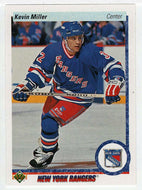Kevin Miller RC - New York Rangers (NHL Hockey Card) 1990-91 Upper Deck # 444 Mint