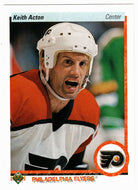 Keith Acton - Philadelphia Flyers (NHL Hockey Card) 1990-91 Upper Deck # 445 Mint
