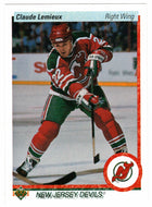 Claude Lemieux - New Jerset Devils (NHL Hockey Card) 1990-91 Upper Deck # 447 Mint