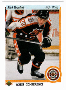 Rick Tocchet - Philadelphia Flyers - All-Star (NHL Hockey Card) 1990-91 Upper Deck # 488 Mint