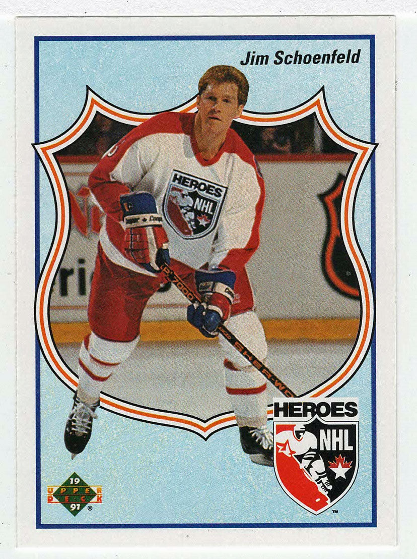 Jim Schoenfeld - Heroes of the NHL (NHL Hockey Card) 1990-91 Upper Deck # 505 Mint