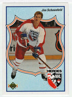 Jim Schoenfeld - Heroes of the NHL (NHL Hockey Card) 1990-91 Upper Deck # 505 Mint