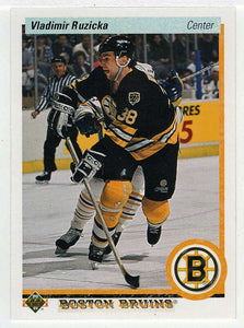 Vladimir Ruzicka RC - Boston Bruins (NHL Hockey Card) 1990-91 Upper Deck # 538 Mint