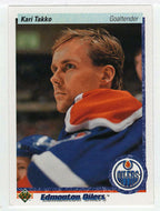 Kari Takko RC - Edmonton Oilers (NHL Hockey Card) 1990-91 Upper Deck # 543 Mint