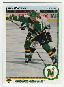 Neil Wilkinson RC - Minnesota North Stars (NHL Hockey Card) 1990-91 Upper Deck # 547 Mint