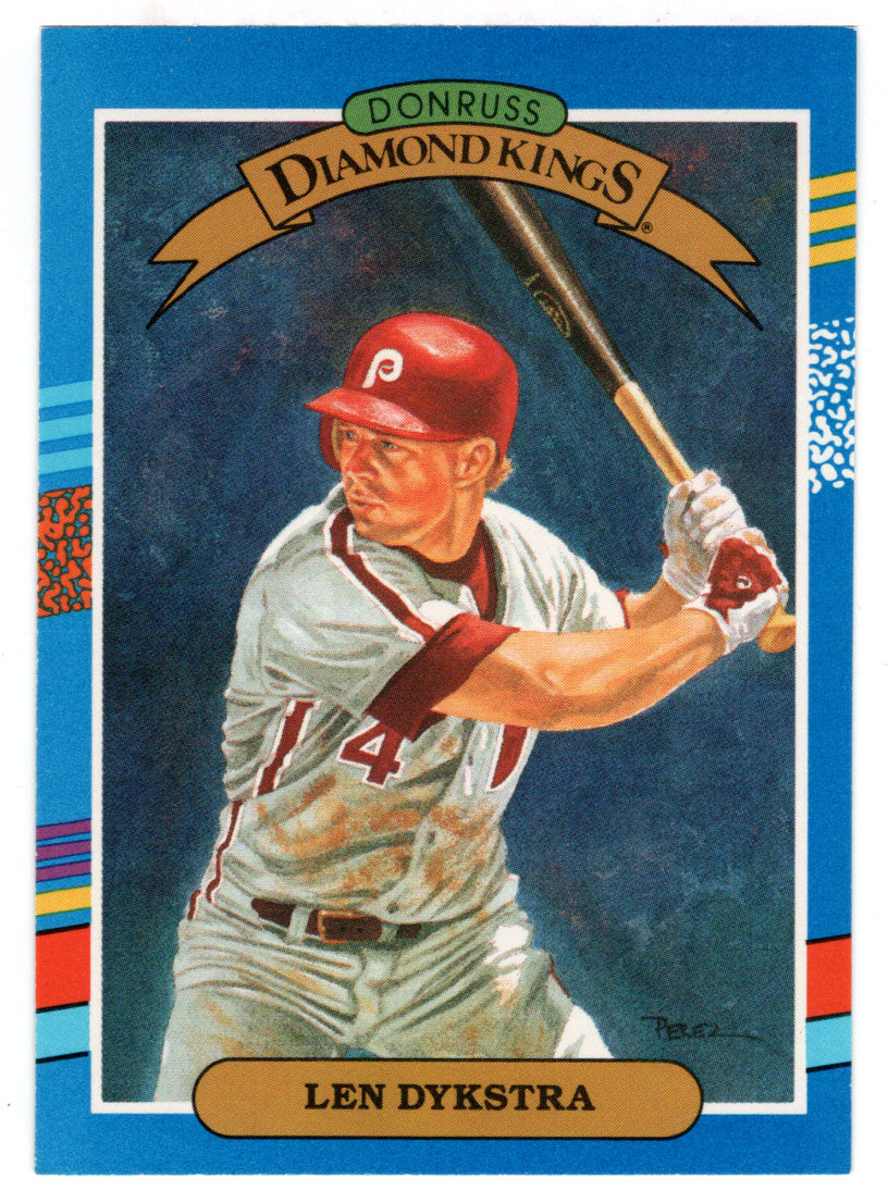 Len Dykstra - Philadelphia Phillies - Diamond Kings (MLB Baseball Card) 1991 Donruss # 7 Mint