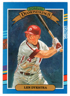 Len Dykstra - Philadelphia Phillies - Diamond Kings (MLB Baseball Card) 1991 Donruss # 7 Mint