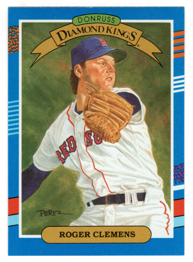Roger Clemens - Boston Red Sox - Diamond Kings (MLB Baseball Card) 1991 Donruss # 9 Mint