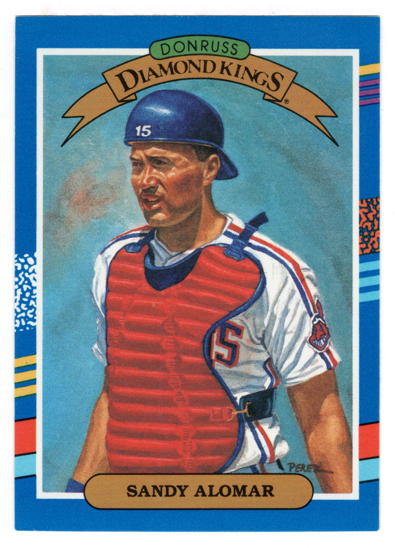 Sandy Alomar Jr. - Cleveland Indians - Diamond Kings (MLB Baseball Card) 1991 Donruss # 13 Mint