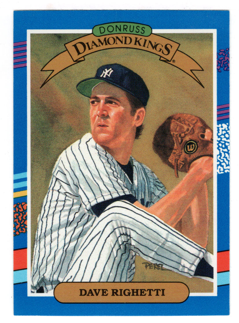 Dave Righetti - New York Yankees - Diamond Kings (MLB Baseball Card) 1991 Donruss # 21 Mint