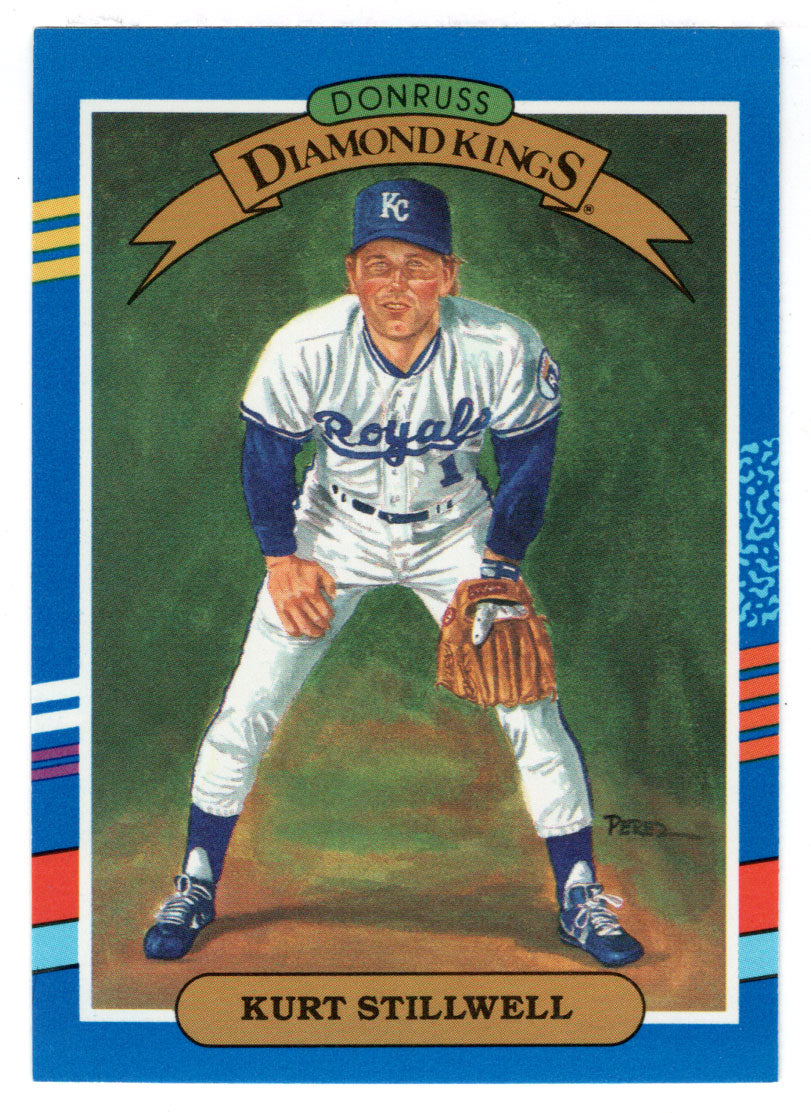 Kurt Stillwell - Kansas City Royals - Diamond Kings (MLB Baseball Card) 1991 Donruss # 24 Mint
