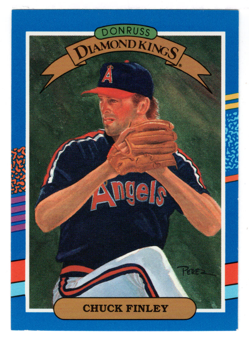 Chuck Finley - California Angels - Diamond Kings (MLB Baseball Card) 1991 Donruss # 26 Mint