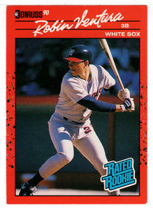 Robin Ventura - Chicago White Sox - Rated Rookie (MLB Baseball Card) 1990 Donruss # 28 Mint