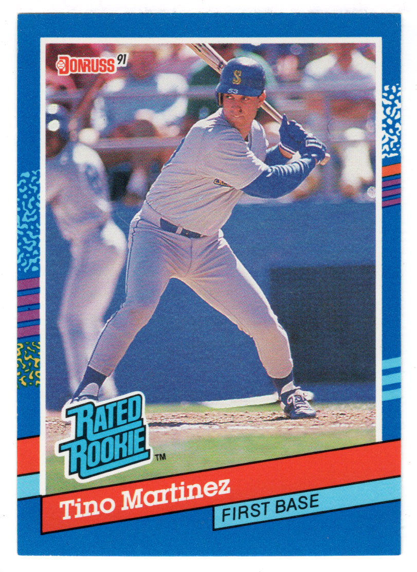 Tino Martinez - Seattle Mariners - Rated Rookie (MLB Baseball Card) 1991 Donruss # 28 Mint