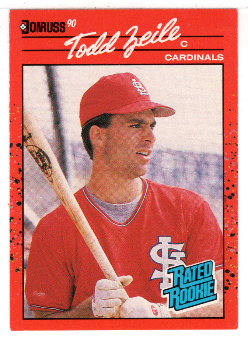 Todd Zeile - St. Louis Cardinals - Rated Rookie (MLB Baseball Card) 1990 Donruss # 29 Mint