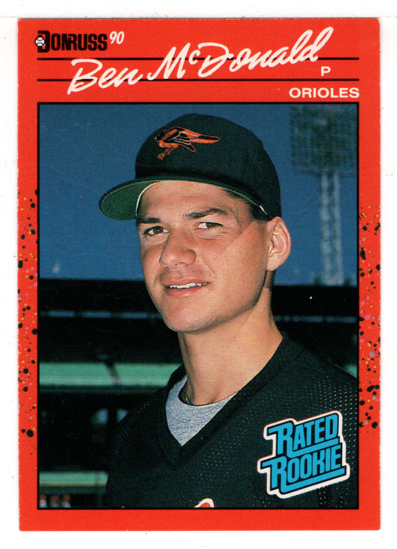 Ben McDonald RC - Baltimore Orioles - Rated Rookie (MLB Baseball Card) 1990 Donruss # 32 Mint