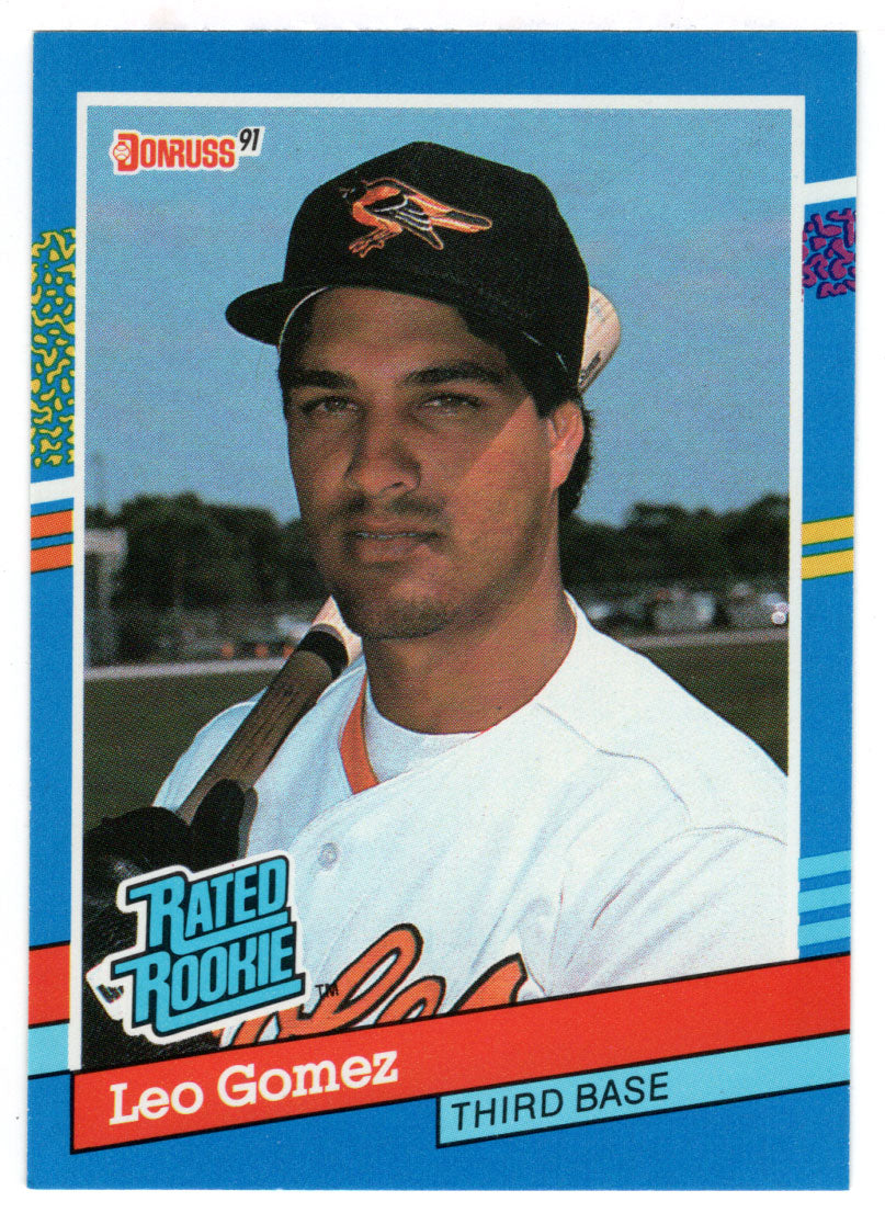 Leo Gomez - Baltimore Orioles - Rated Rookie (MLB Baseball Card) 1991 Donruss # 35 Mint