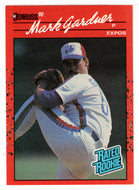 Mark Gardner RC - Montreal Expos - Rated Rookie (MLB Baseball Card) 1990 Donruss # 40 Mint